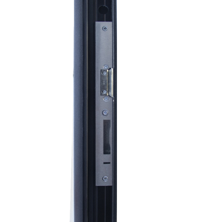 Usa de exterior pentru casa, metalica, gri, stanga, 205 x 88 cm  Fortia Cecina