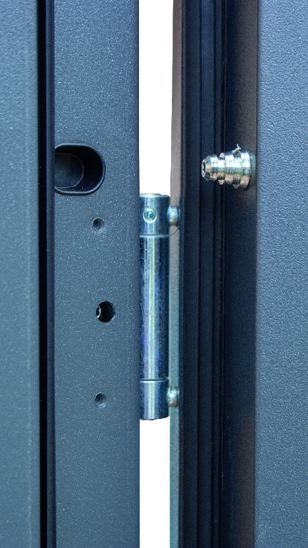 Usa de exterior pentru casa, metalica, gri, stanga, 205 x 88 cm  Fortia Cecina