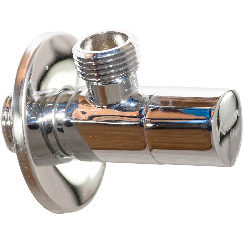 Robinet coltar KRUGER KR-TRI-12-38, 1/2" x 3.8", alama, argintiu