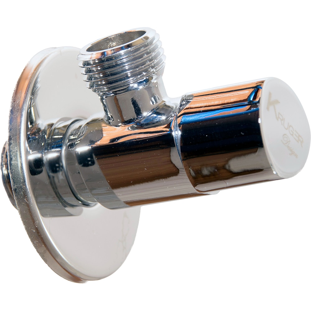 Robinet coltar KRUGER KR-TRI-12-38, 1/2" x 3.8", alama, argintiu