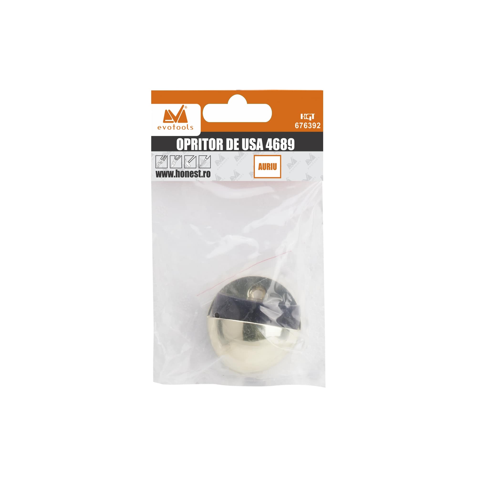 Opritor usa, 45 x 27 mm, auriu  Evotools