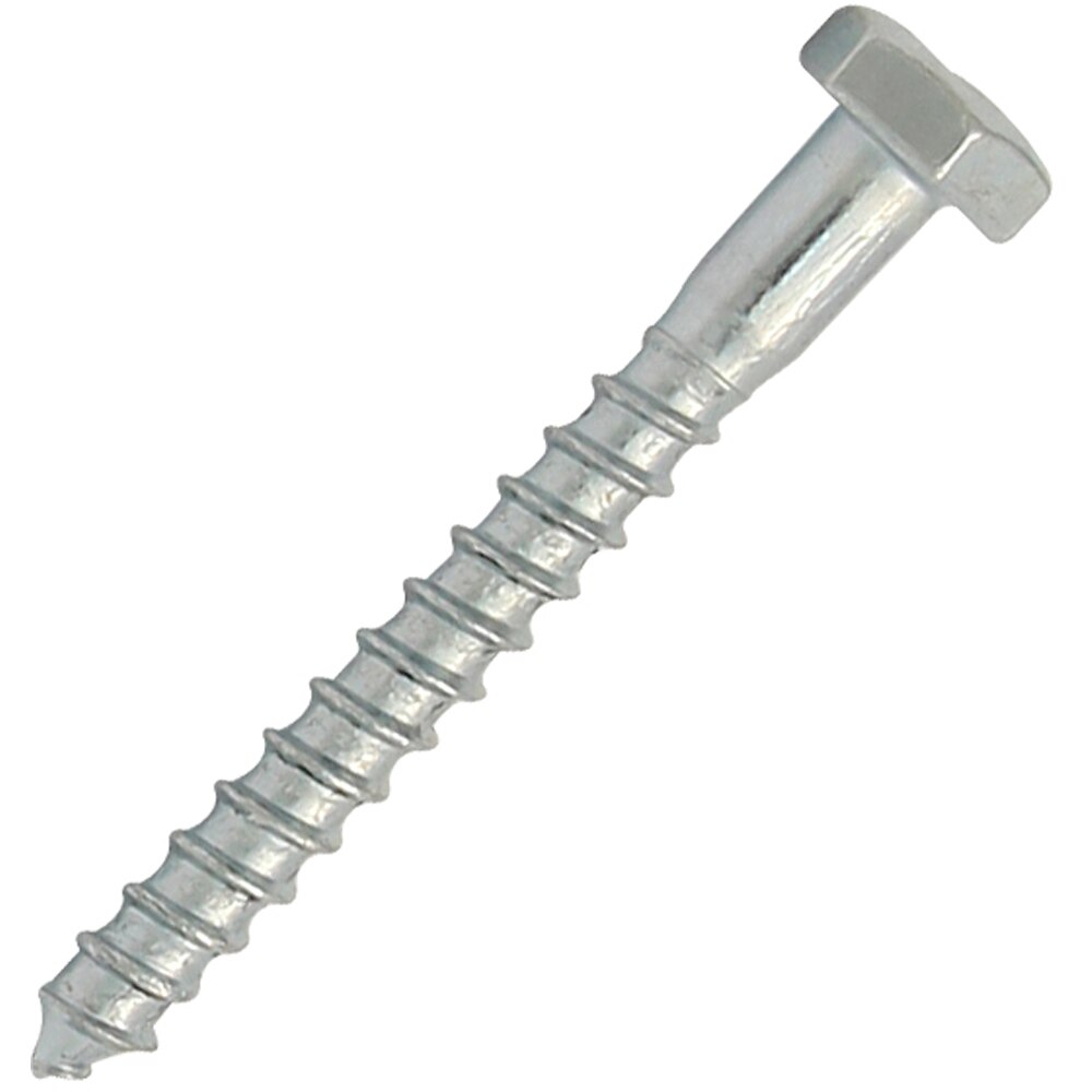 Surub lemn cap hexagonal DIN 571, 7 x 60 mm, ZA, vrac