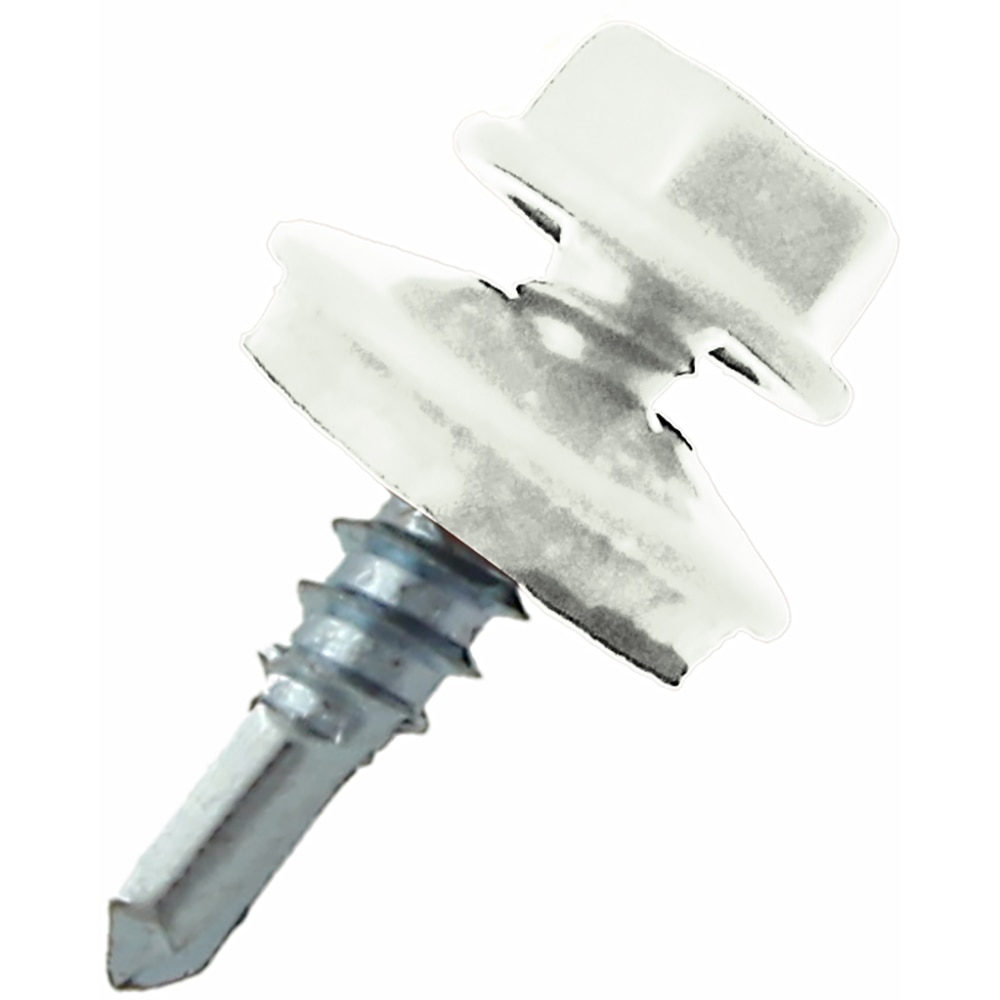 Surub autoforant RAL 9002, 4.8 x 19 mm, alb