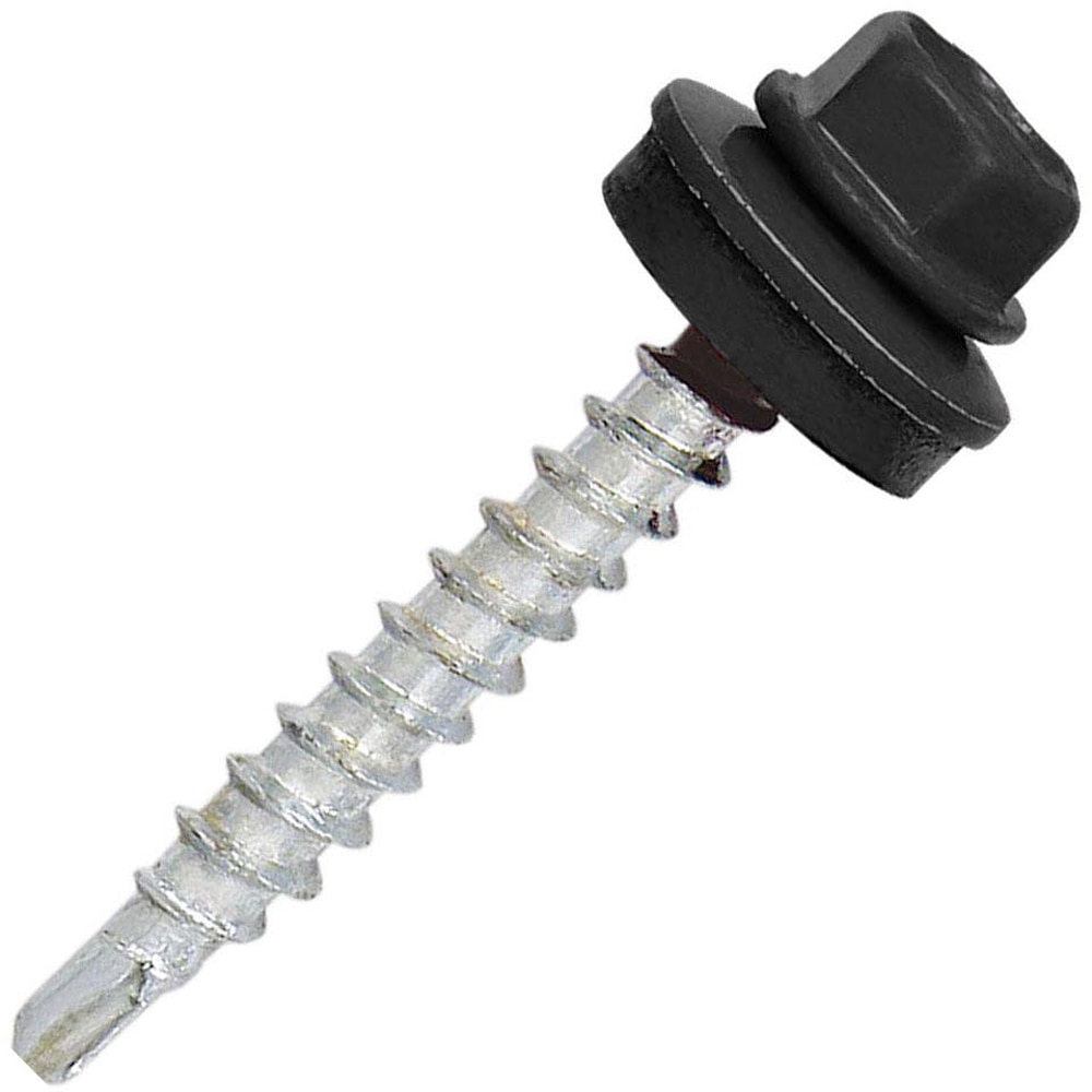 Surub DIN 7504K-R+EPDM, 4.8 x 35 mm, RAL 9005, vrac