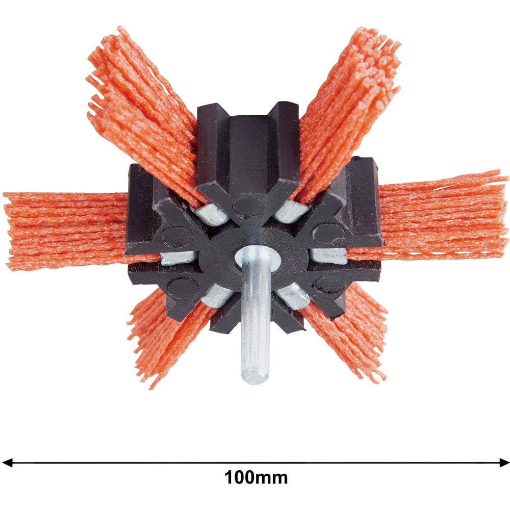 Perie abraziva MAC ALLISTER, 100 mm, nailon