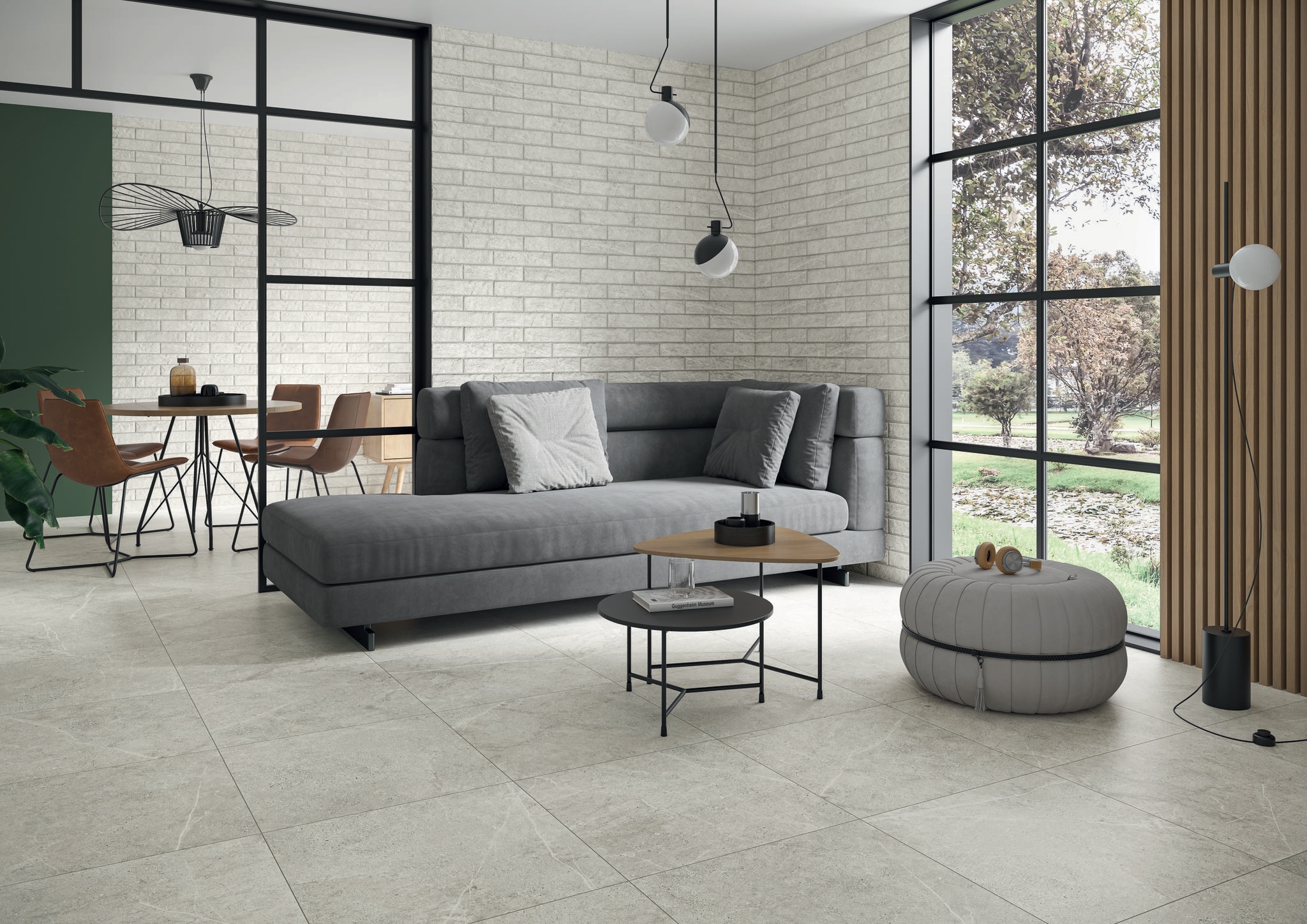 Placare murala Cerrad, alb, gresie, 0.48 mp/cutie