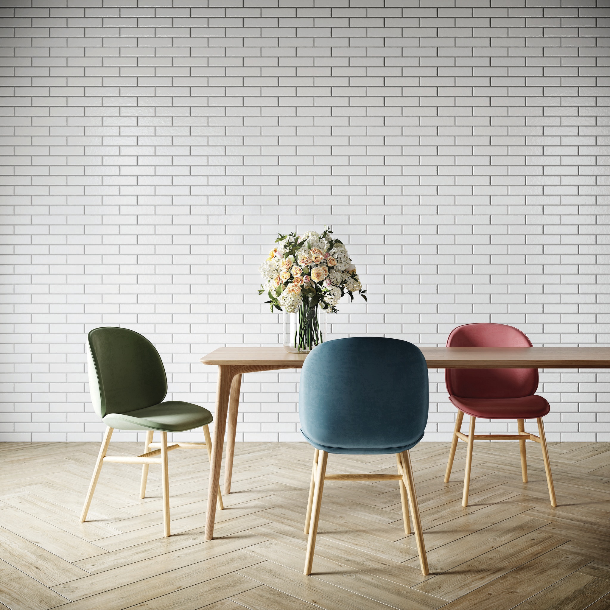 Placare murala Cerrad, alb, gresie, 0.6 mp/cutie