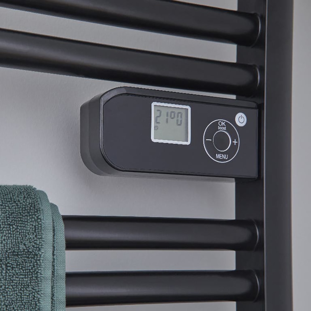 Calorifer electric GOODHOME, 54.5x98cm, 500W, negru