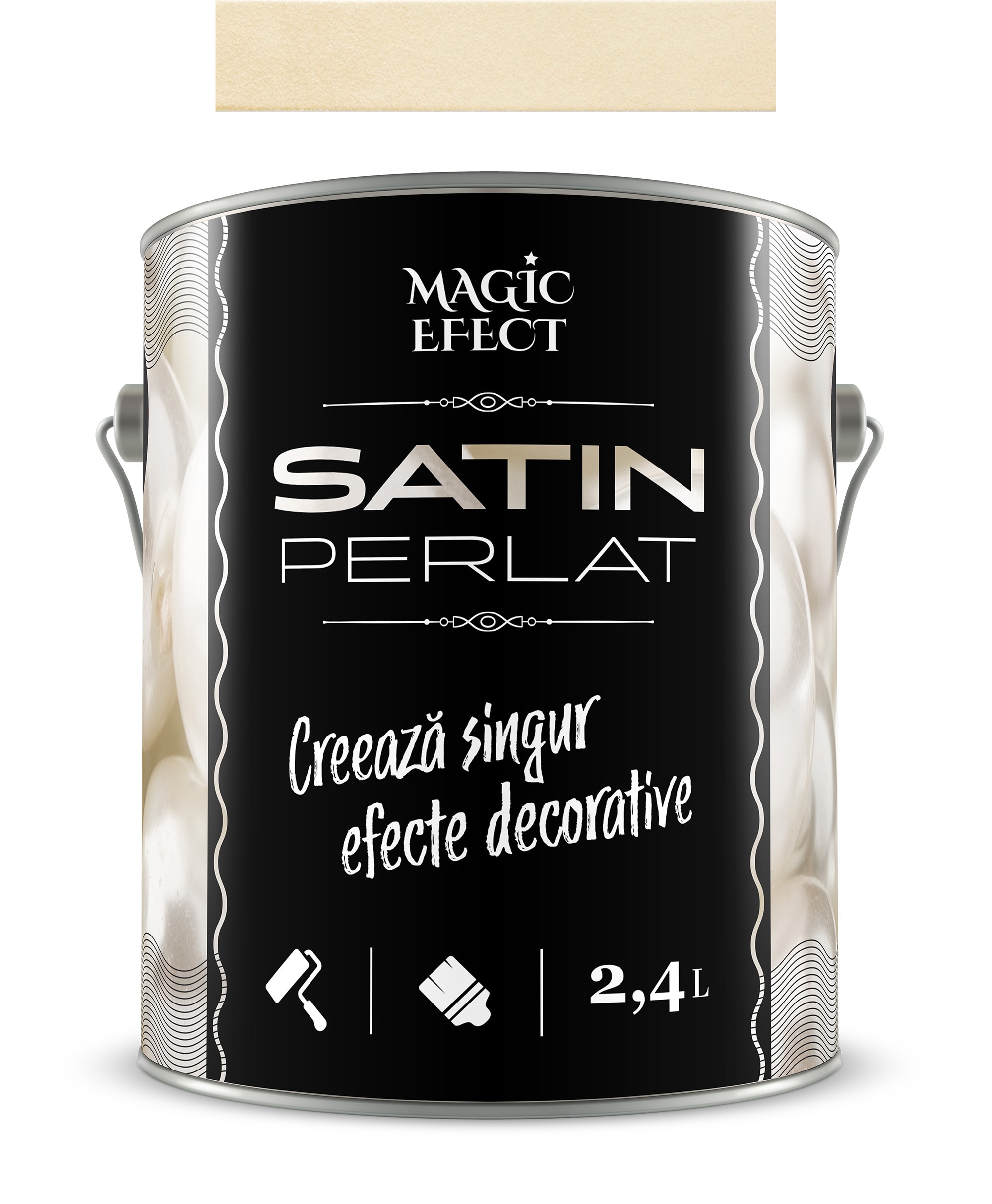 Vopsea Magic Efect, Satin Perlat C08, 0.9L