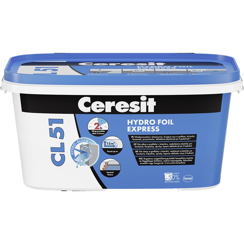 Hidroizolatie flexibila CERESIT Henkel Express 1-K, impermeabila, 15 kg