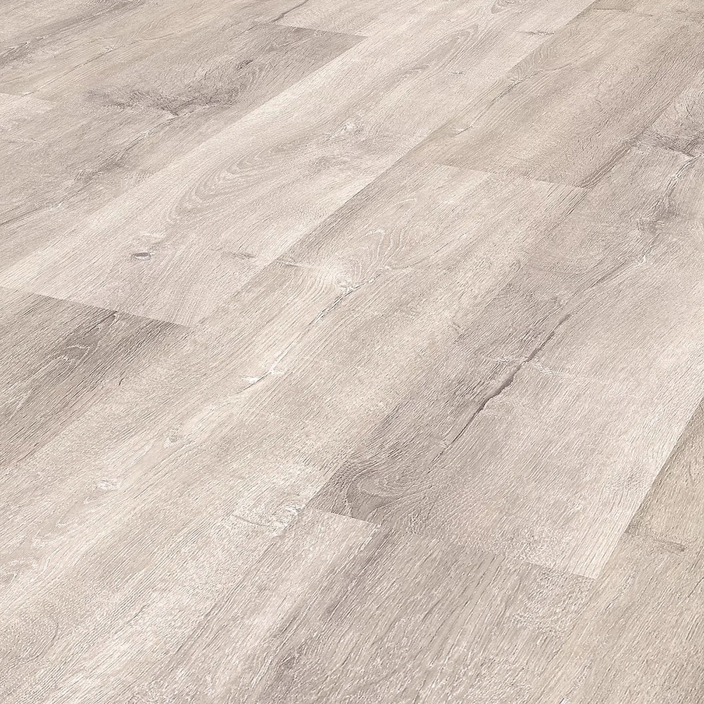 Parchet vinil compozit GOODHOME Mambo, 121.92 x 17.78 cm, 2.17 mp, gri deschis