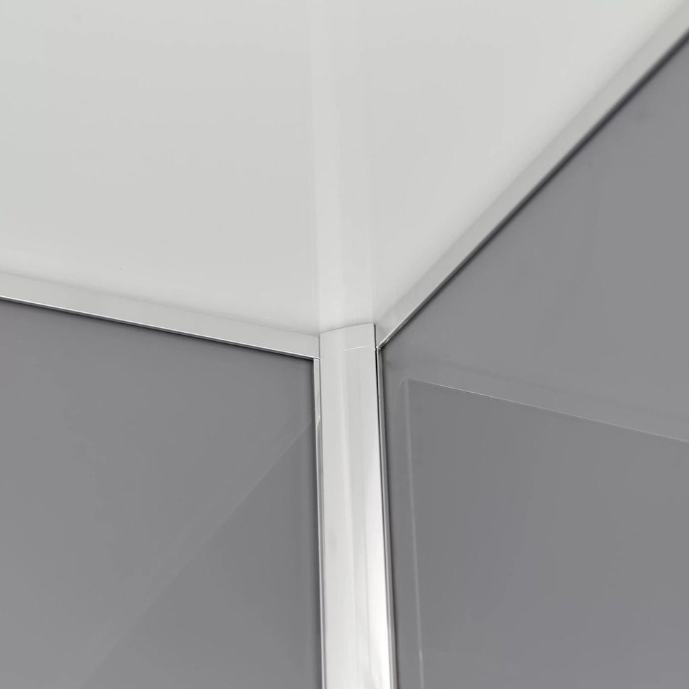 Cabina dus cu hidromasaj GoodHome Beloya, patrata, 90 x 90 x 220 cm, sticla securizata 6mm, profil crom