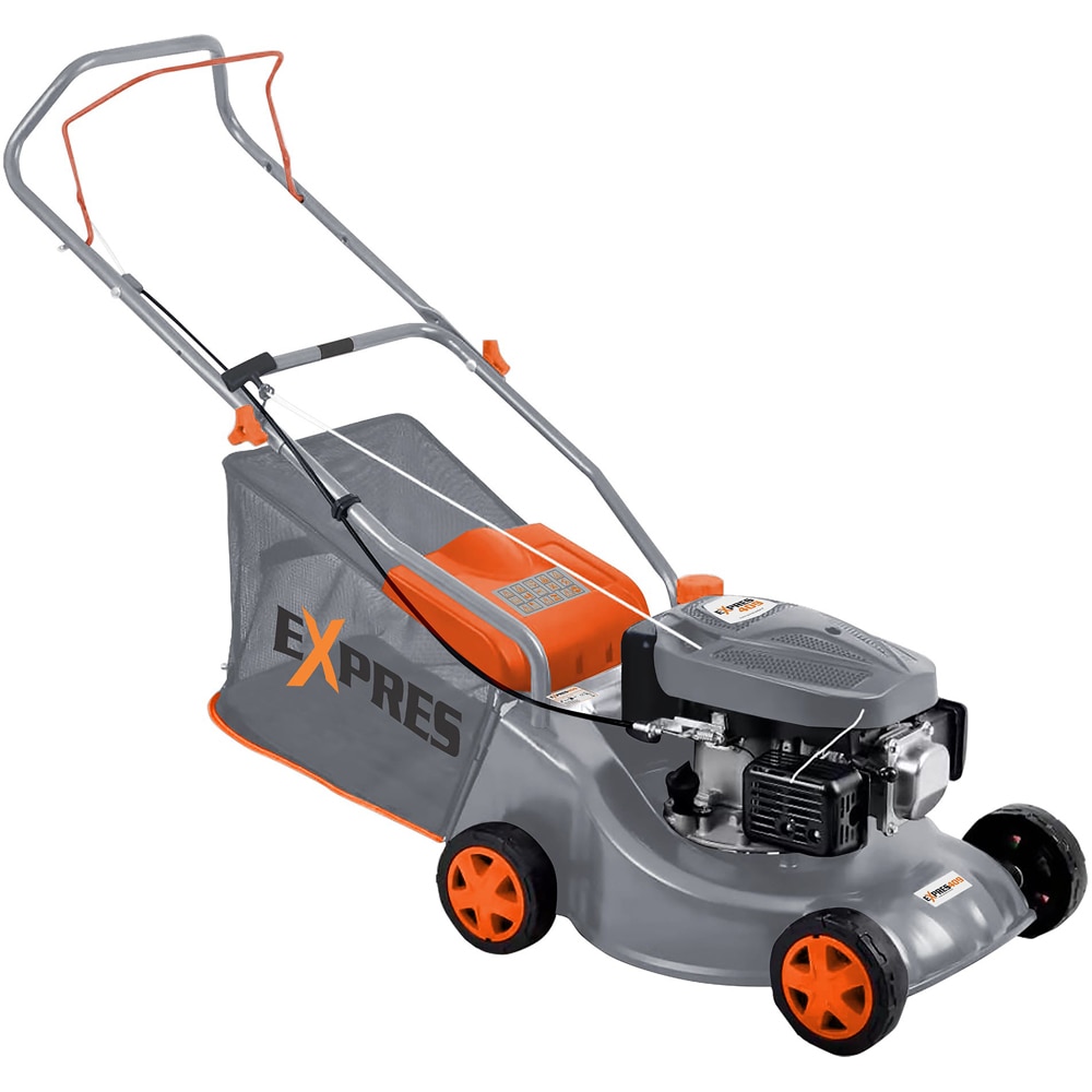 Masina de tuns gazon Expres 409, motor benzina, 79 CC, 2.5 CP, latime taiere 40 cm, sac colector 45 L