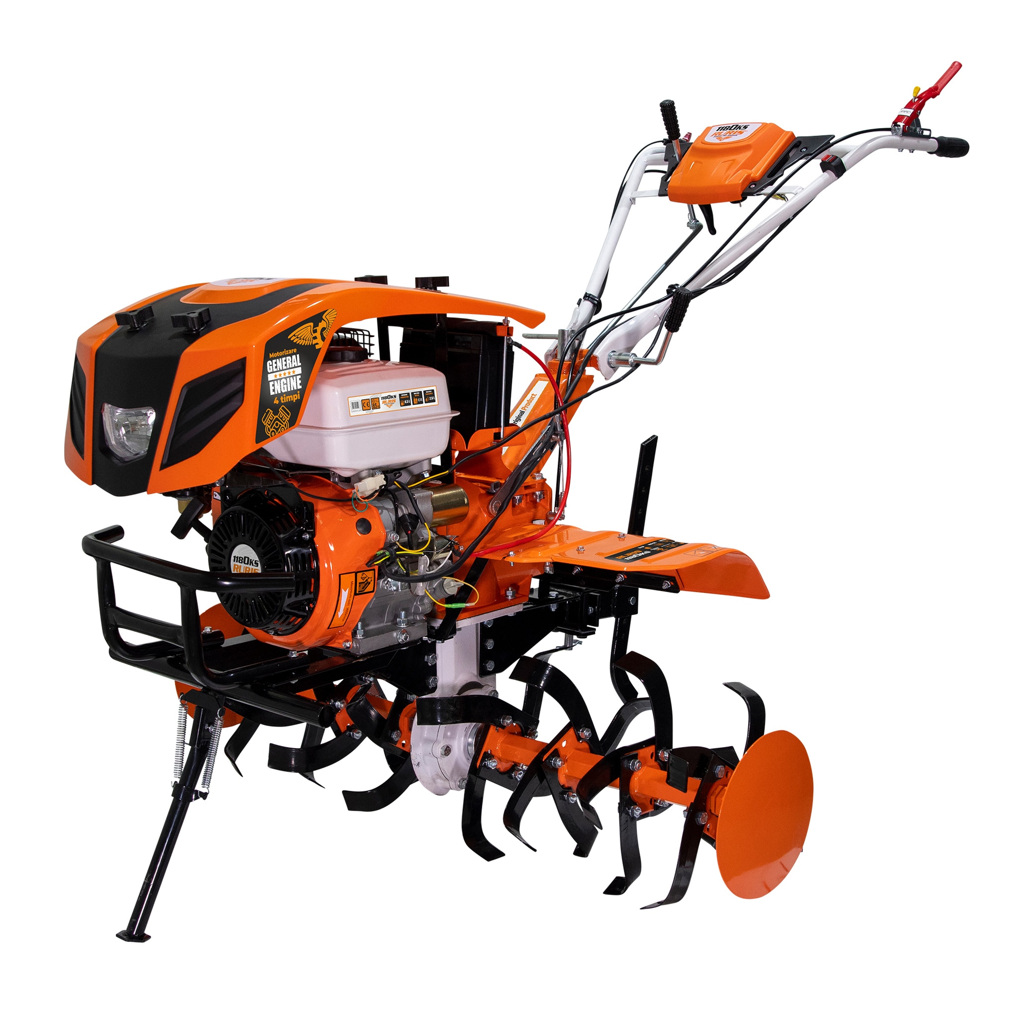 Motosapa pe benzina, Ruris 1180KS, 460 CC, 18 CP, latime lucru 75-110 cm, 4 timpi, + accesorii