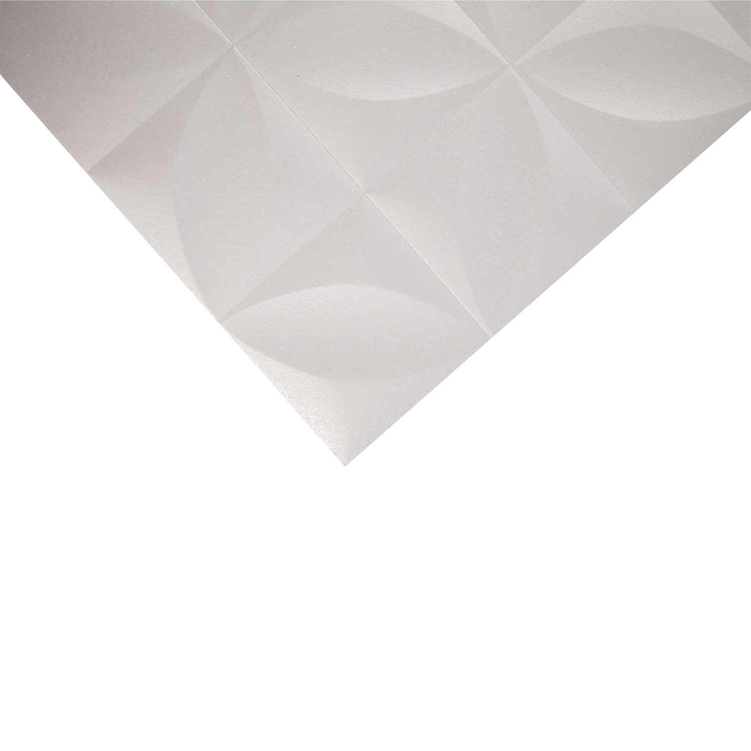 Plafon Decorativ Polistiren, Ts02, 50 x 50 cm, 15 mm, 1Mp/Pachet  Decosa