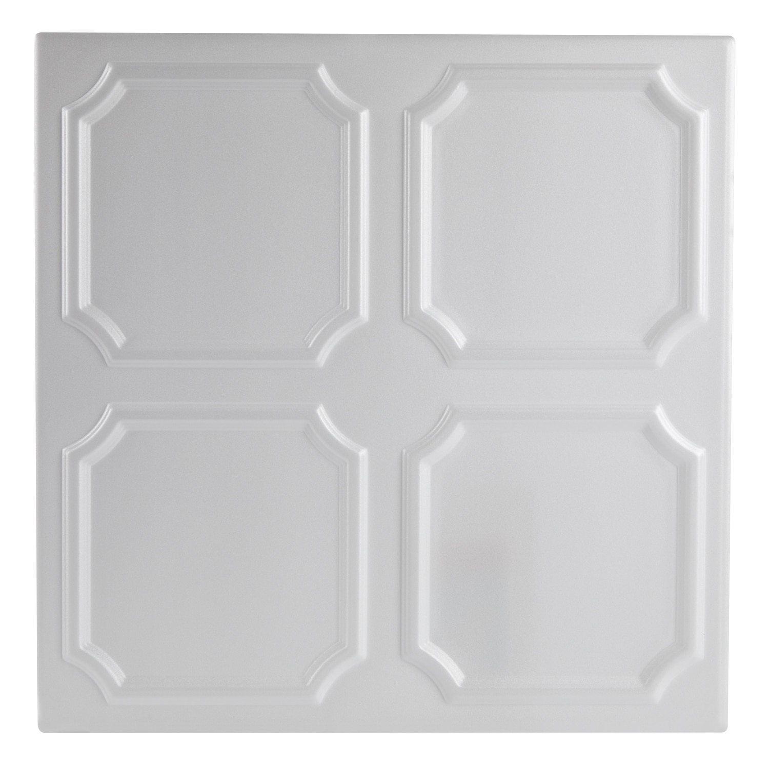 Plafon Decorativ Polistiren, Barok, 50 x 50 cm, 4 mm, 2Mp/Pachet Decosa