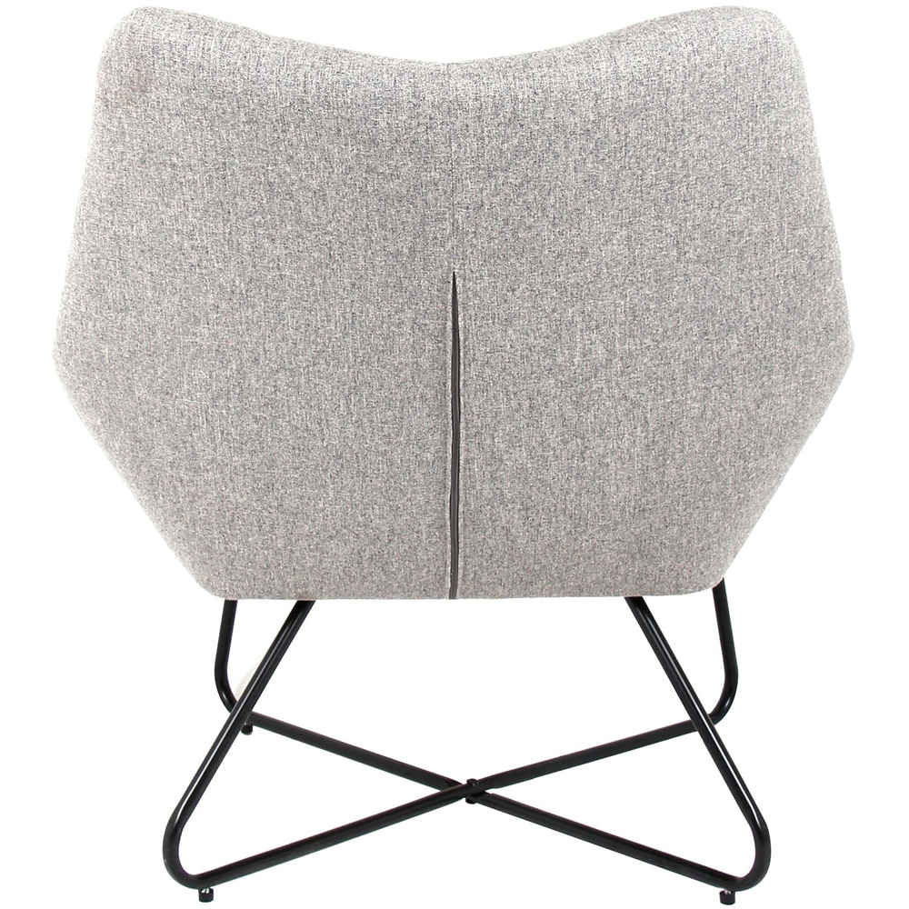 Fotoliu Turio, 86.5 x 80 x 75 cm, panza, gri