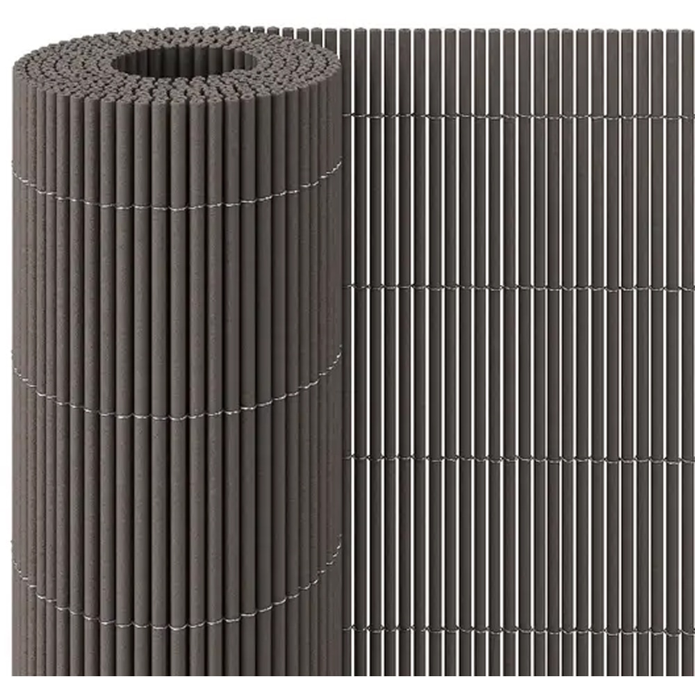 Gard artificial decor KLIKSTROM, 300 x 150cm, PVC, gri