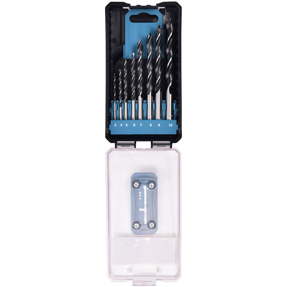 Burghiu lemn Erbauer, set 8 bucati