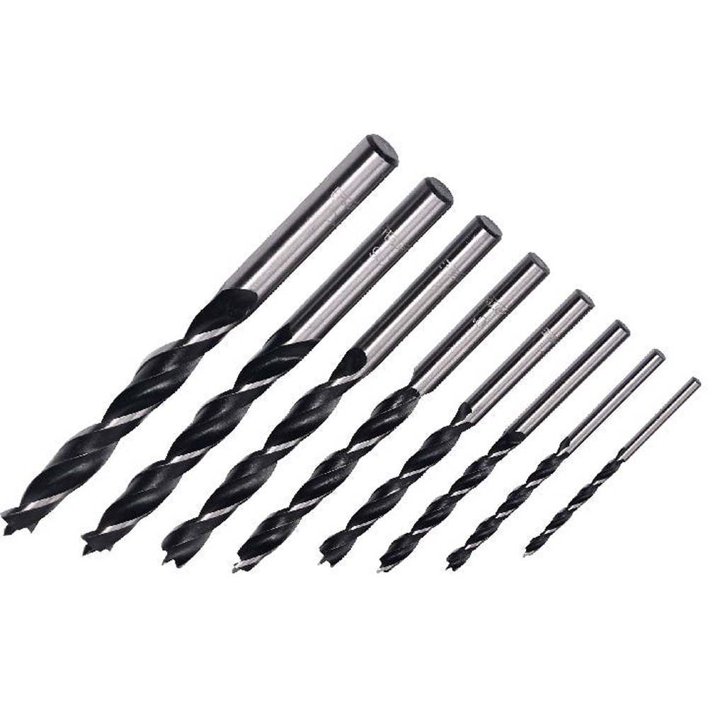 Burghiu lemn Erbauer, set 8 bucati