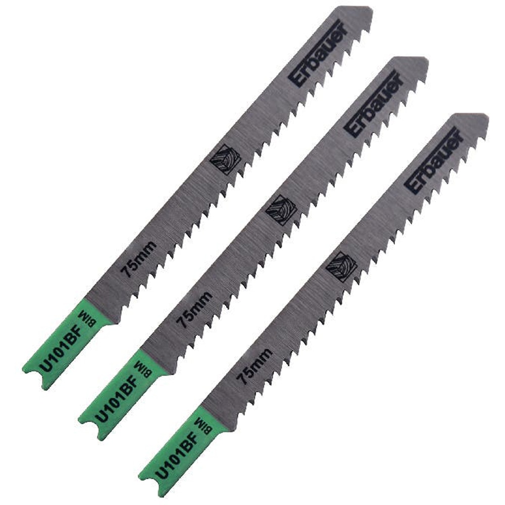 Lame fierastrau Erbauer, pentru lemn, 3-30 mm, 3 buc