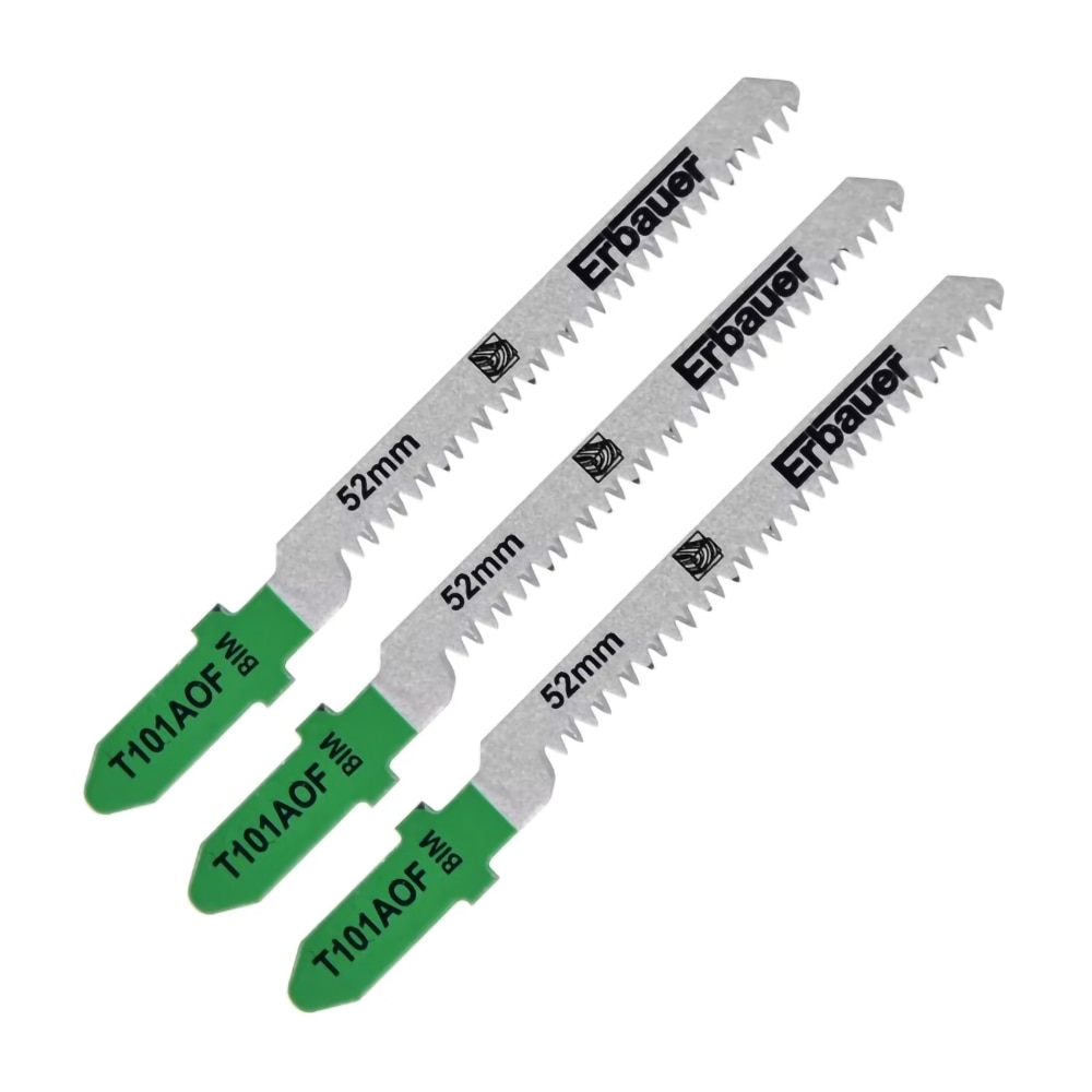 Lame fierastrau Erbauer T101AOF, pentru laminate, 1.5-15 mm, 3 buc