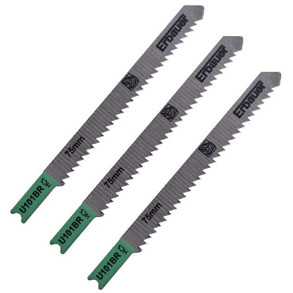 Lame fierastrau Erbauer, pentru lemn, 3-30 mm, 3 buc