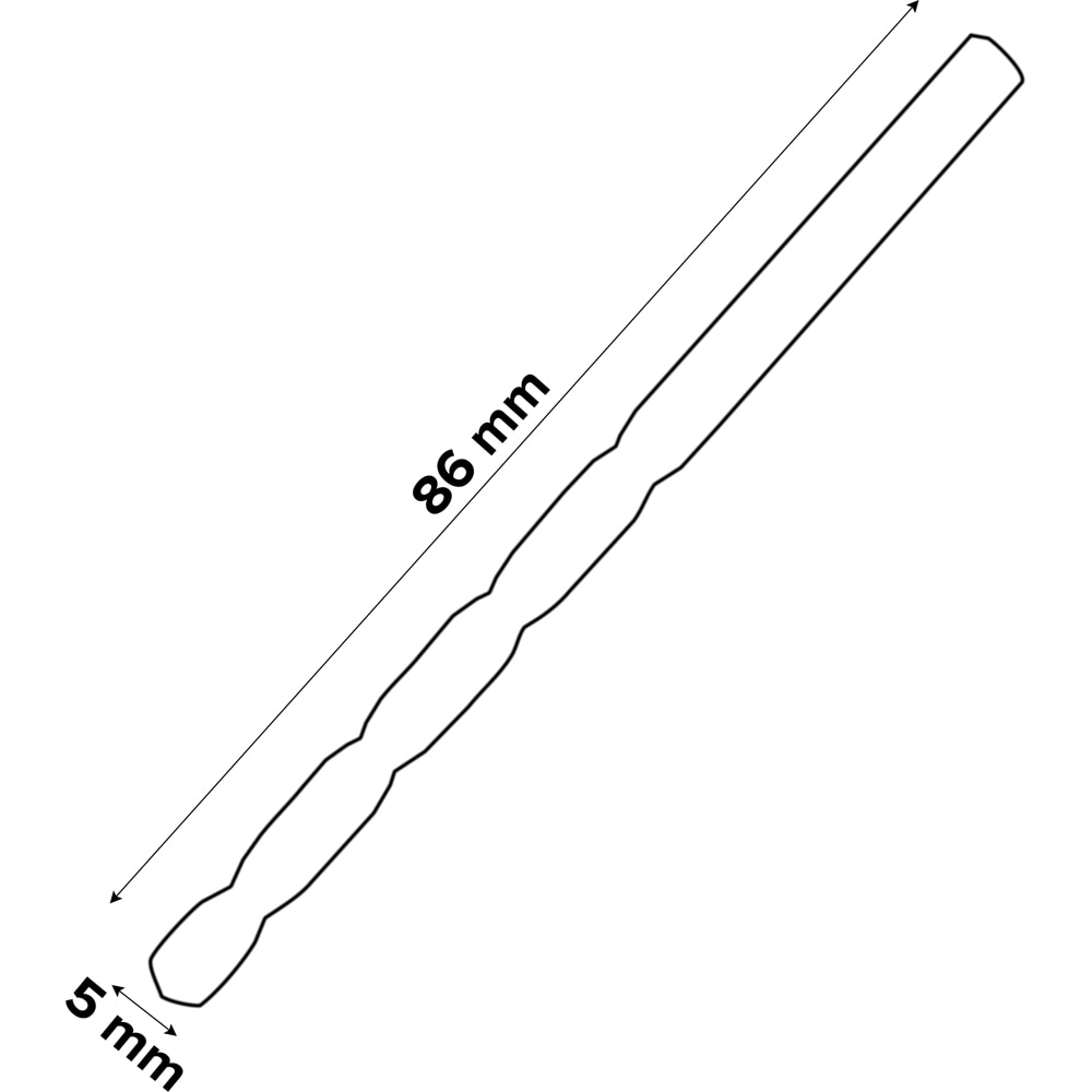 Burghiu metal Erbauer M35, 5 x 86 mm