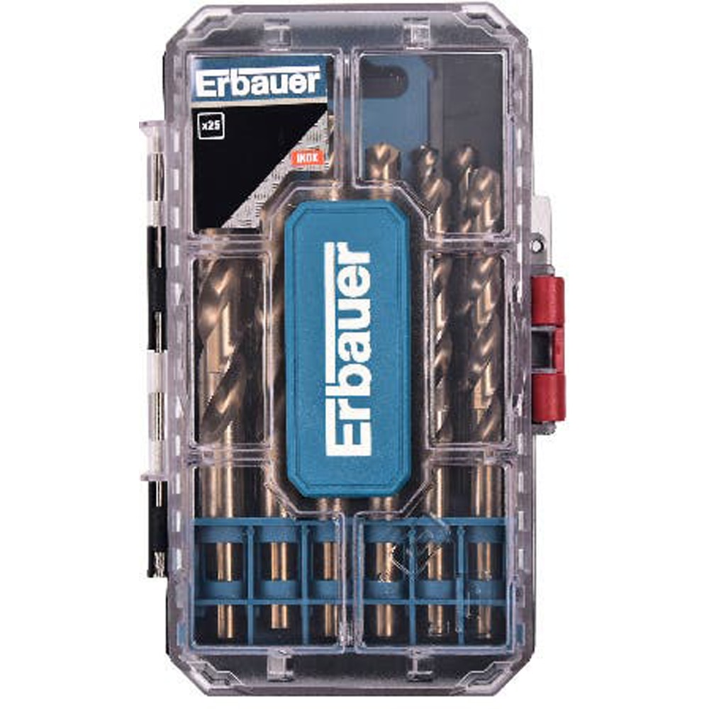 Burghiu metal Erbauer M35 set, 25 bucati