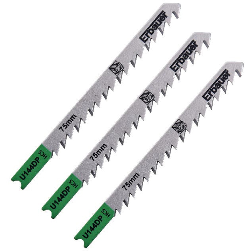 Lame fierastrau Erbauer, pentru lemn, 5-50 mm, 3 buc