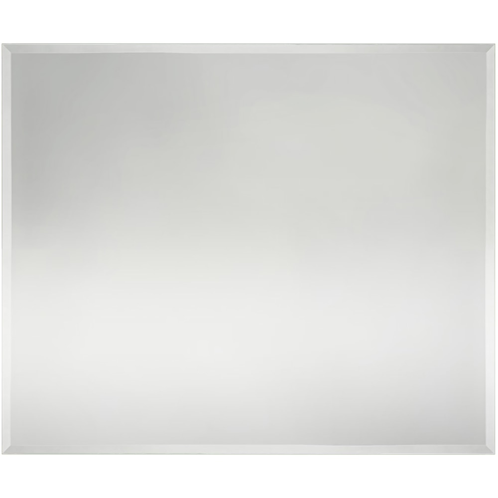 Oglinda oblica baie Wapta, 70 x 60 cm, sticla, argintiu