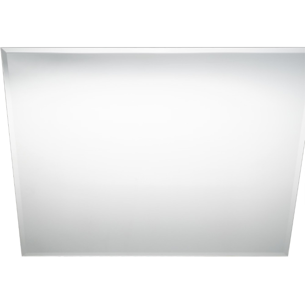 Oglinda oblica baie Wapta, 70 x 60 cm, sticla, argintiu