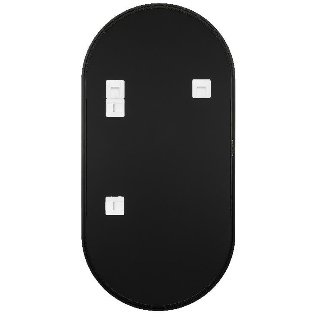 Oglinda baie GOODHOME, 40 x 4 x 80 cm, negru