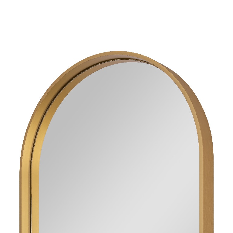 Oglinda baie, aurie, ovala • GoodHome