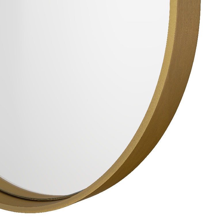 Oglinda baie, aurie, ovala • GoodHome