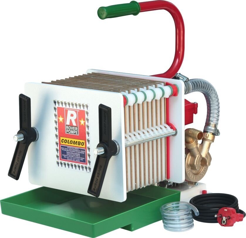 Aparat filtrare vin, tuica, must, suc de fructe, 350-500 l/h • Rover 
