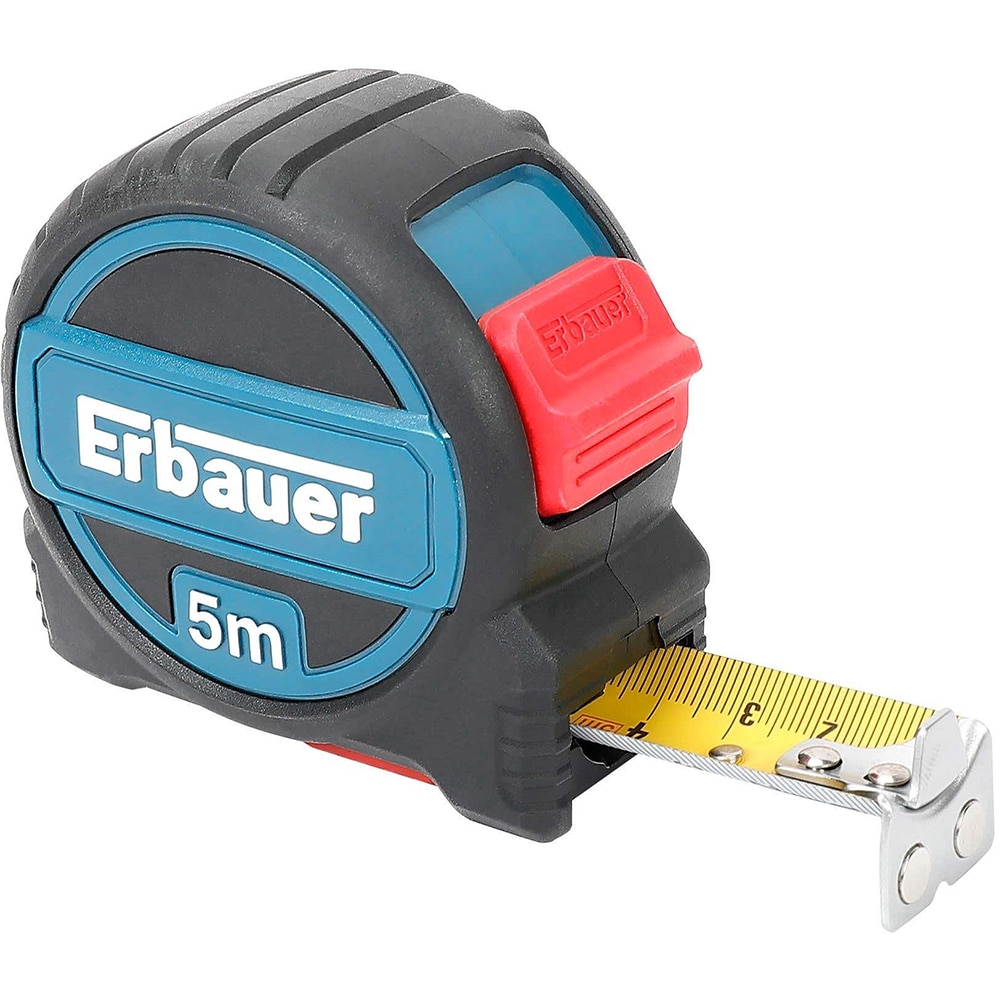 Ruleta ERBAUER, 5 m, plastic, gri