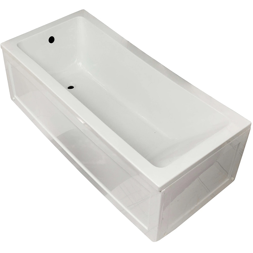 Cada baie Bresi Wall WA9020, acrilic, reversibila, 170 x 70 x 39 cm, alb