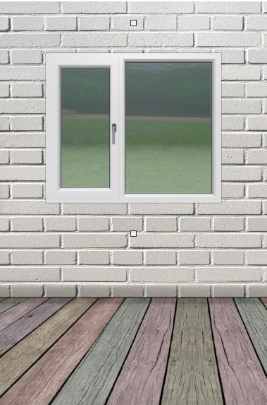 Fereastra termopan PVC, alb, dreapta, 4 camere, 136 X 116 cm