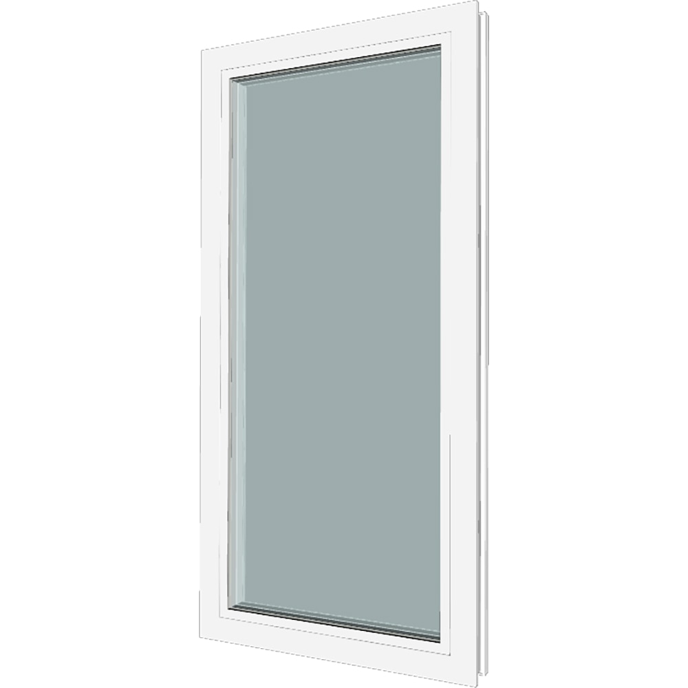 Fereastra termopan FENSTERWELT, PVC, 5 camere, 56 x 116 cm, deschidere fixa, alb