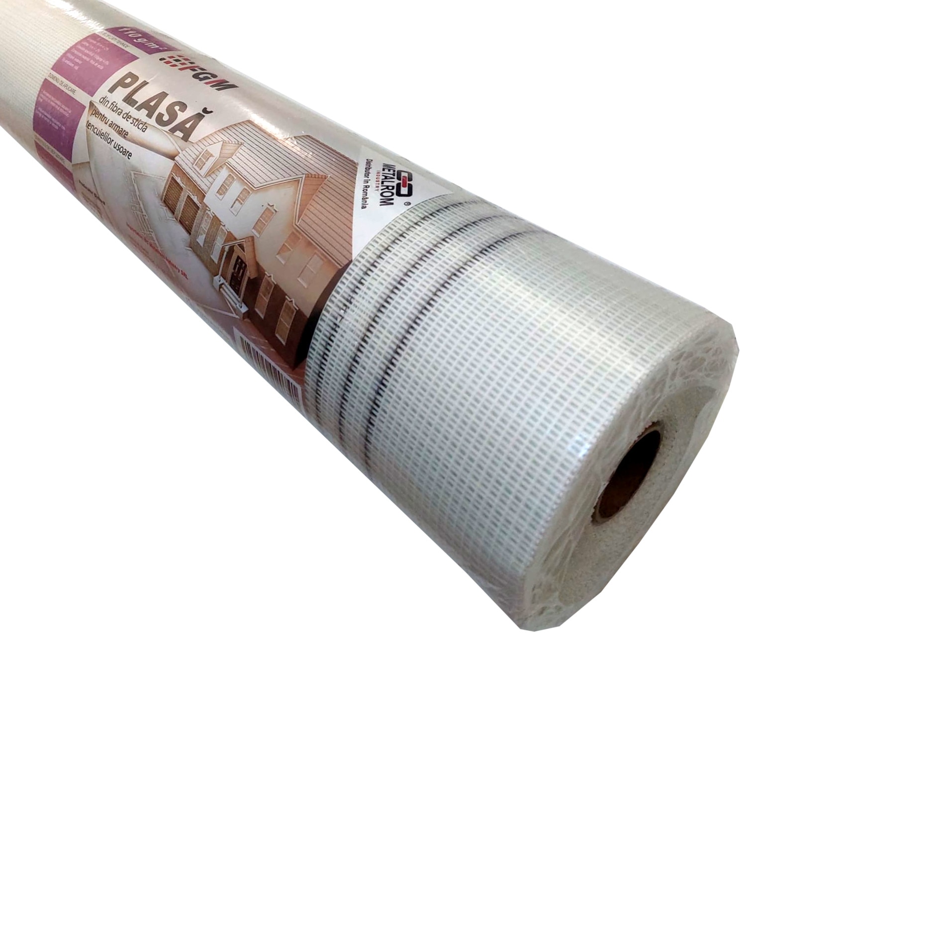 Plasa fibra sticla 110, 50mp, alb