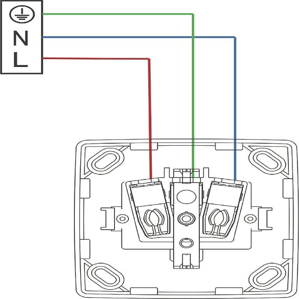 Priza simpla aplicata JACOBSEN, 16A, IP20, alb