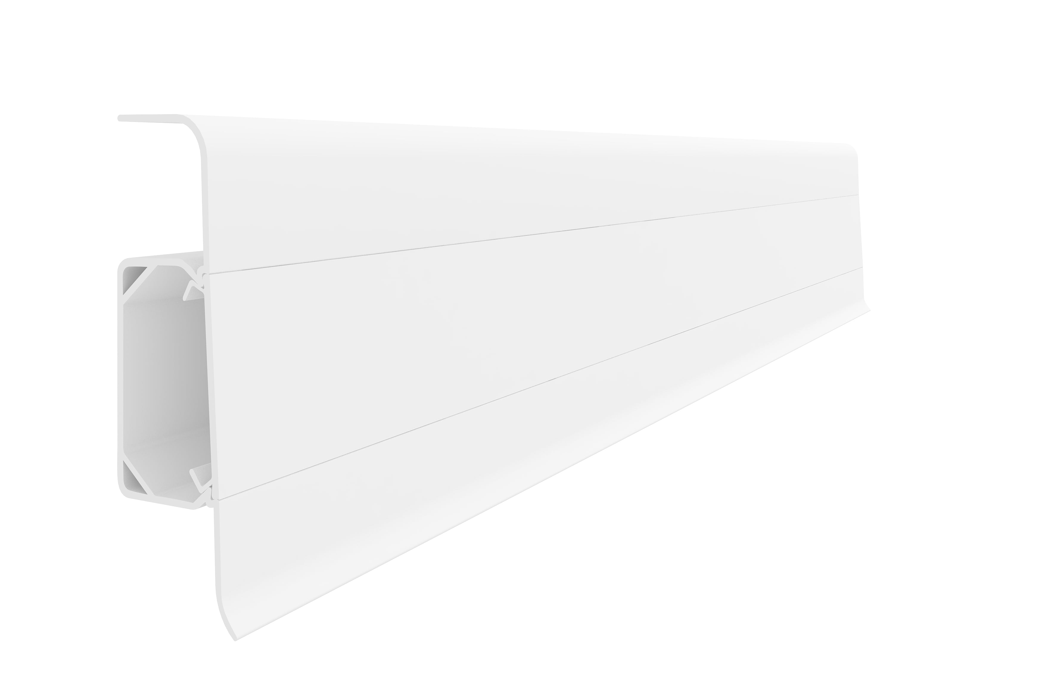 Plinta VILO Esquero 601, PVC, alb, 2.5 m