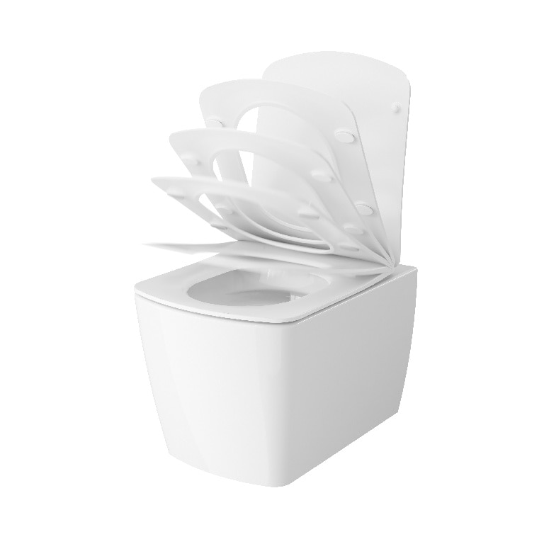 Vas WC suspendat, alb, inchidere lenta  Levanna