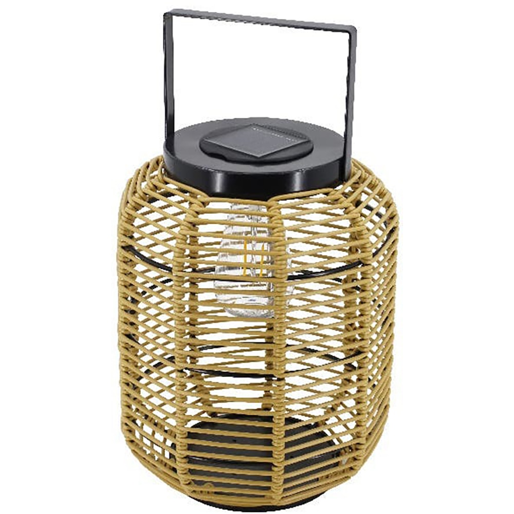 Felinar solar LED Umatilla, 0.06 W, 1 lumen, IP44, 3000K, maro/negru