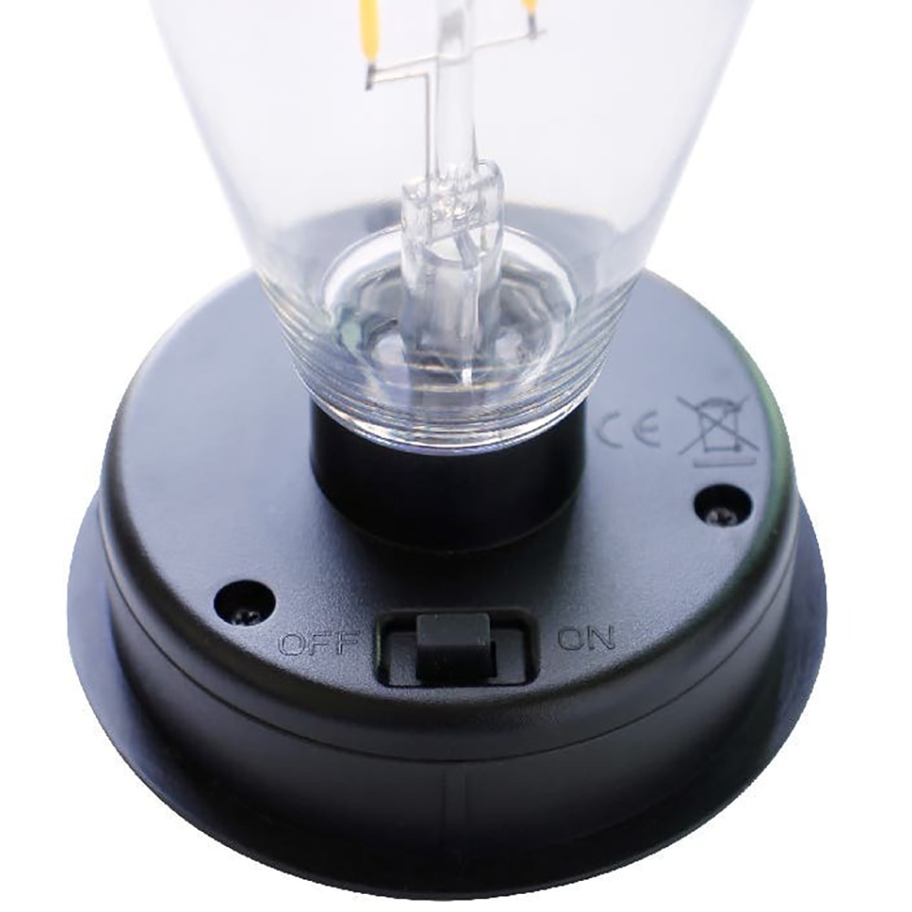 Felinar solar LED Umatilla, 0.06 W, 1 lumen, IP44, 3000K, maro/negru