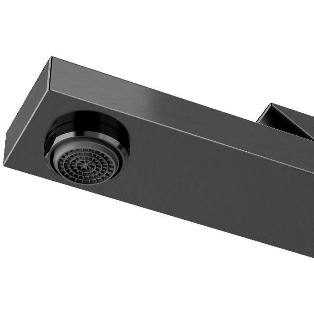 Baterie lavoar GOODHOME Kolima, metal, argintiu