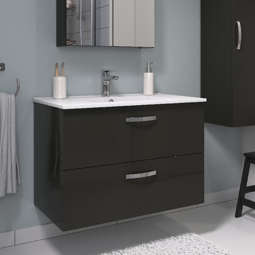 Masca lavoar Aruna, 80 x 45 x 55 cm, gri