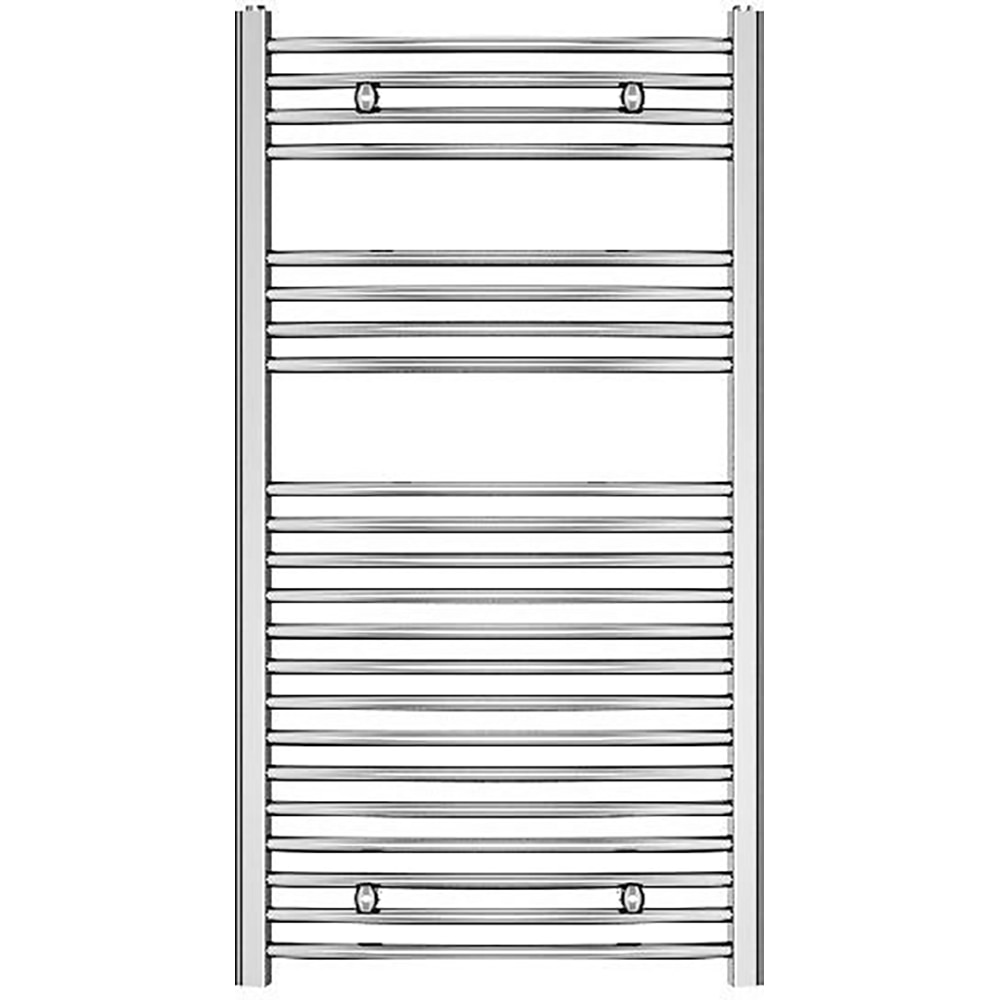 Calorifer baie portprosop FLOMASTA, 1100x600 mm, crom