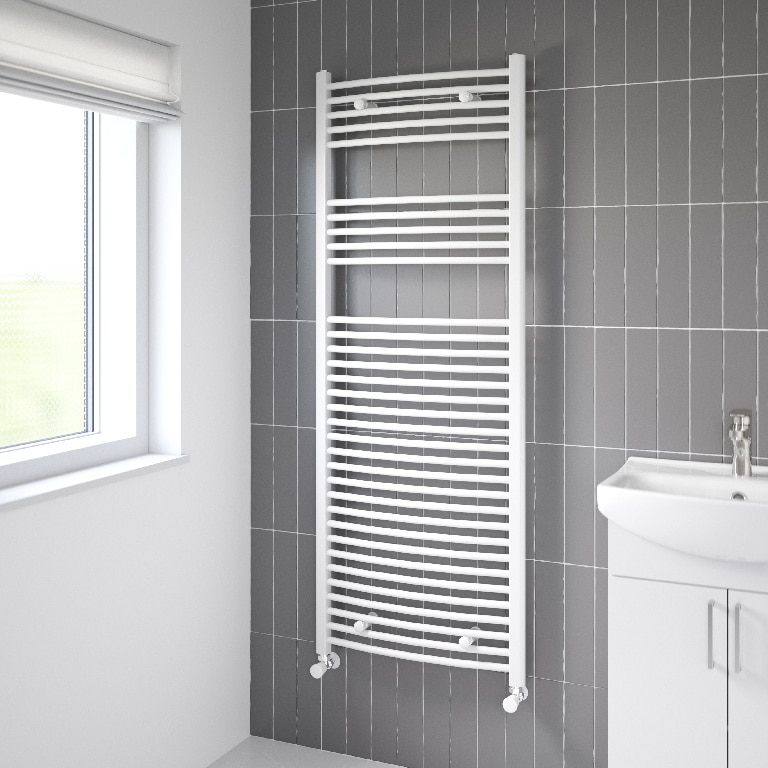Radiator portprosop drept Flomasta, otel, 60 x 160 cm, alb